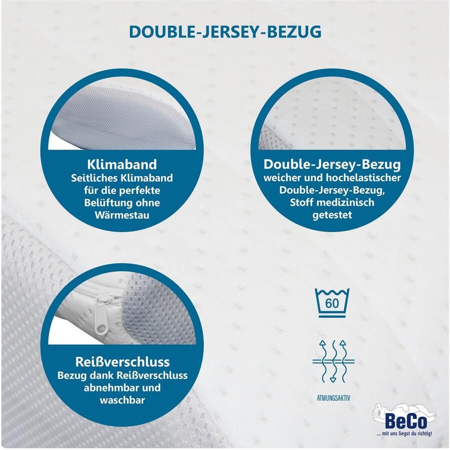 Beco Neksteunkussen Vario Flex met twee ligkanten! - Foto 2