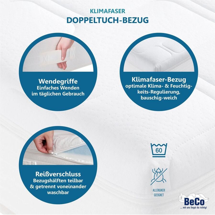 Beco Pocketveringsmatras Royal Comfort gel hoogte 26 cm - Foto 2