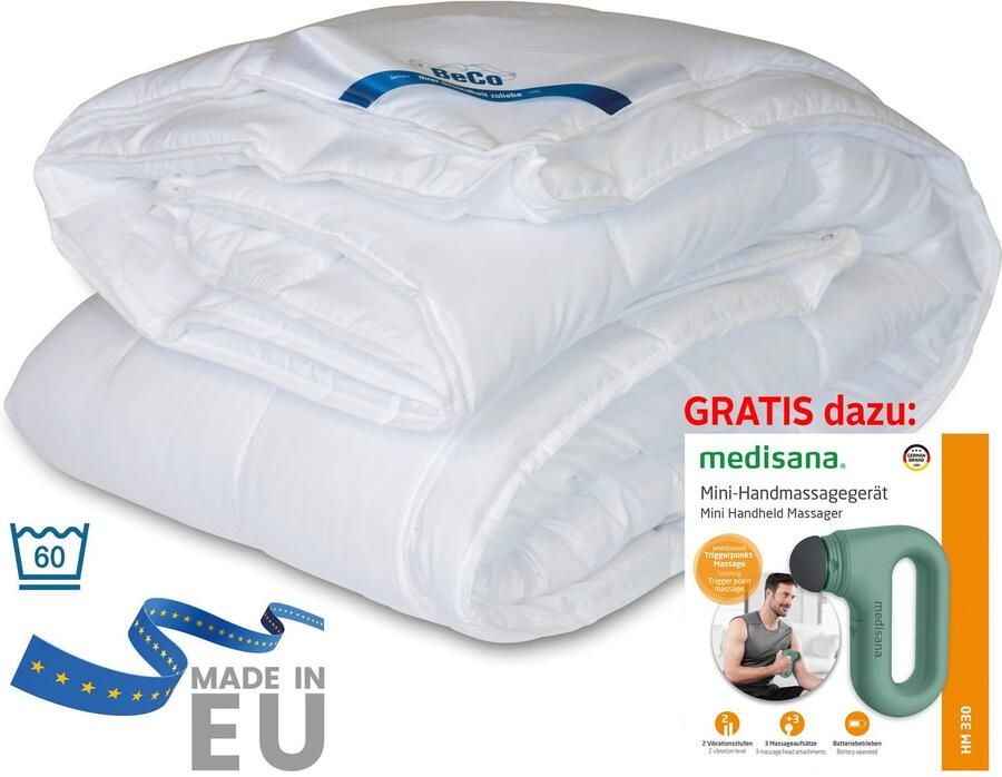 Beco Synthetisch dekbed + microfiberkussen Royal Soft Duo Dekbed 135x200 & Hoofdkussen 80x80 cm (set) - Foto 13