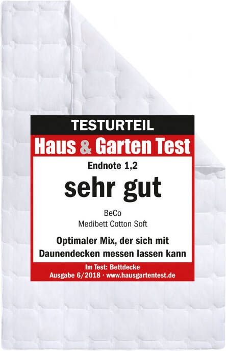 Beco Synthetisch dekbed Medibett Cotton Soft dekbedden voor zomer en winter dekbed 135 x 200 cm geschikt voor mensen met allergie (huisstofmijtallergie) Normaal - Foto 13