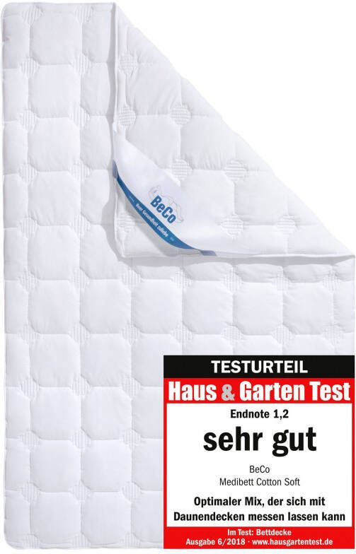 Beco Synthetisch dekbed Medibett Cotton Soft dekbedden voor zomer en winter dekbed 135 x 200 cm geschikt voor mensen met allergie (huisstofmijtallergie) Normaal - Foto 12