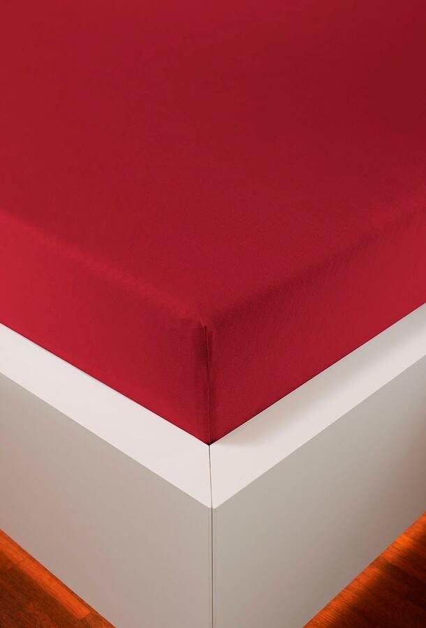 Bellana Hoeslaken Jersey-elastaan aqua in mt. 90x200 140x200 of 180x200 cm van katoen voor matrassen tot 35 cm hoogte laken hoeslaken (1 stuk) - Foto 2