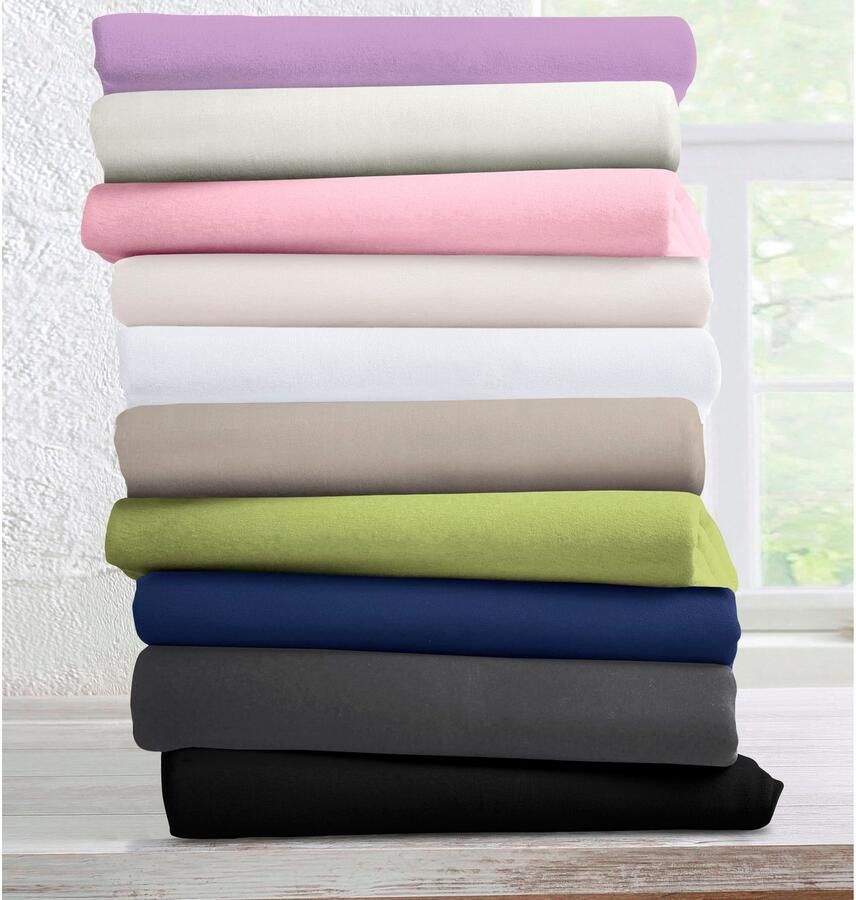 Bellana Hoeslaken Meloen in maat 70x140 90x200 140x200 of 180x200 cm Katoen matrassen tot 10 cm hoogte hoeslaken ook voor kinderen (1 stuk)