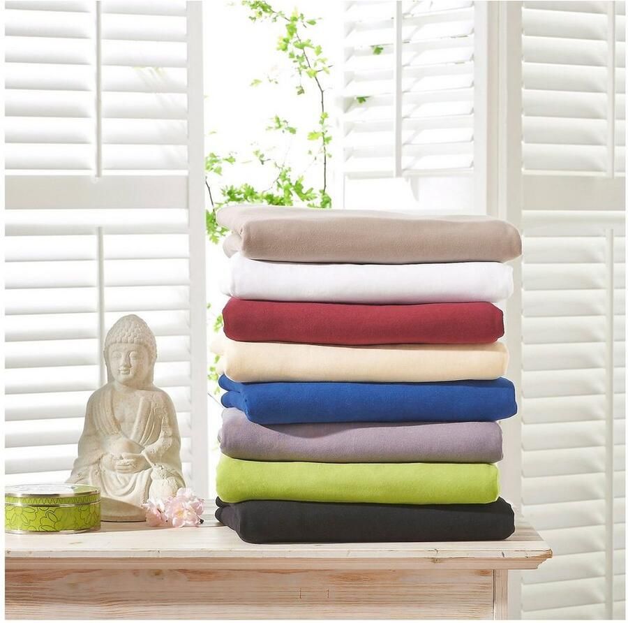 Bellana Hoeslaken Maracuja in mt. 90x200 140x200 of 180x200 cm Katoen matrassen tot 35 cm hoogte laken hoeslaken laken (1 stuk)