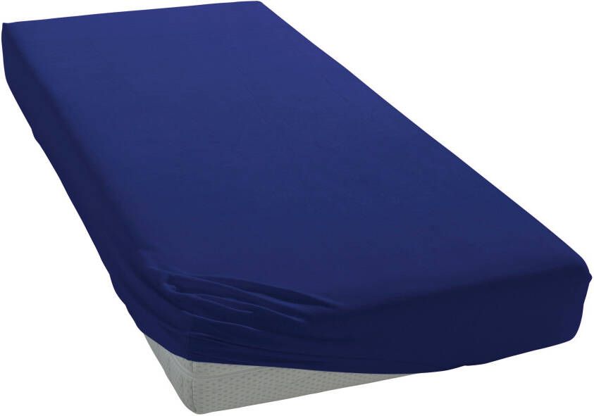 Bellana Hoeslaken Jersey-elastaan aqua in mt. 90x200 140x200 of 180x200 cm van katoen voor matrassen tot 35 cm hoogte laken hoeslaken (1 stuk)