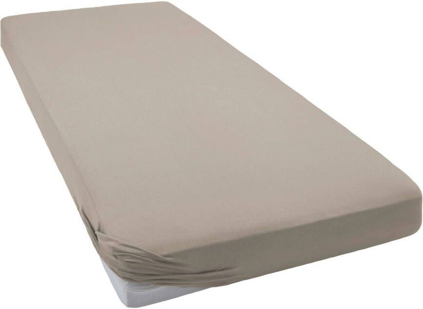 Bellana Hoeslaken Jersey-elastan aqua in mt. 90x200 140x200 of 180x200 cm van katoen voor matrassen tot 35 cm hoogte laken hoeslaken (1 stuk)