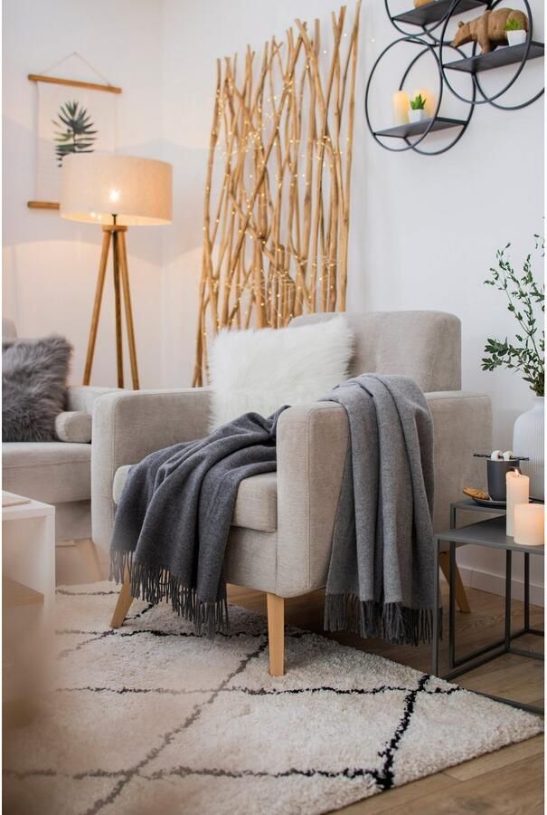 BIEDERLACK Plaid Soft Impression in doubleface-look Plaid Soft Impression in doubleface-look knuffeldeken