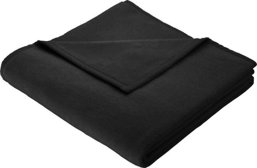 BIEDERLACK Deken Cotton Home in uni design knuffeldeken - Foto 4