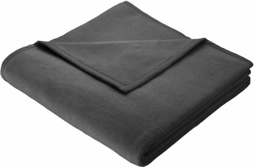BIEDERLACK Deken Cotton Home in uni design knuffeldeken - Foto 4