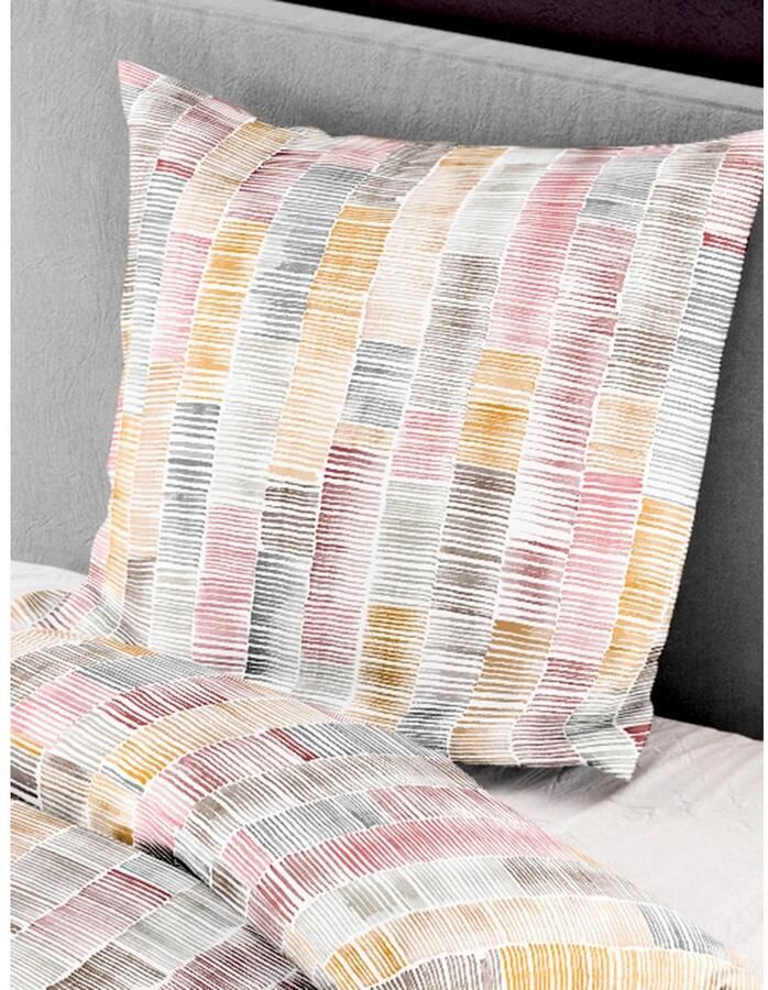 BIERBAUM Beddengoed 3528 Mako-satijn 100% katoen onderhoudsvriendelijk (2-delig) - Foto 2