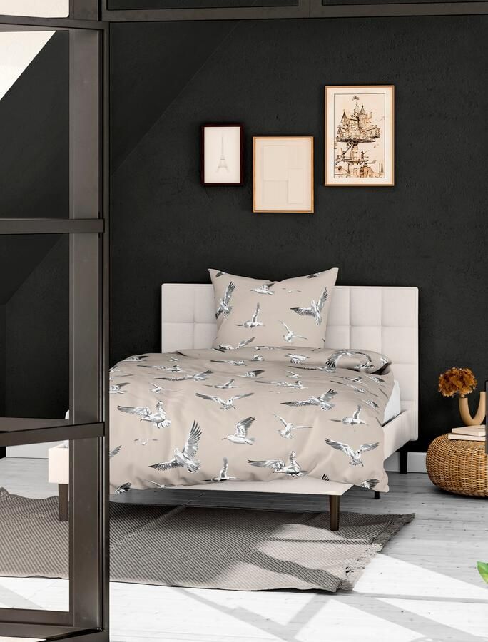 BIERBAUM Beddengoed 3984 Seersucker 100% katoen onderhoudsvriendelijk met meeuwen - Foto 4