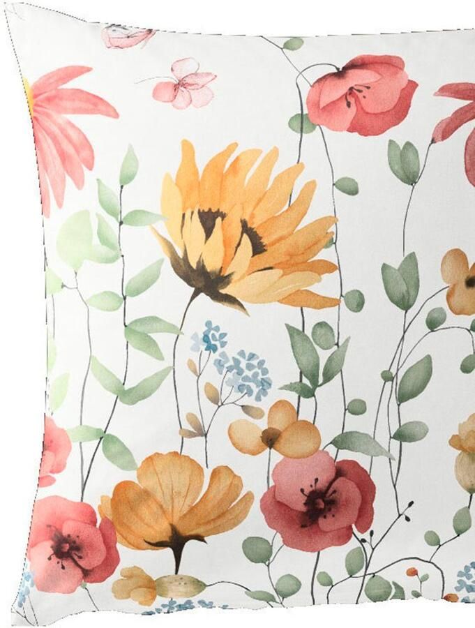 BIERBAUM Beddengoed 3992 Mako-satijn 100% katoen onderhoudsvriendelijk bloemig (2-delig) - Foto 4