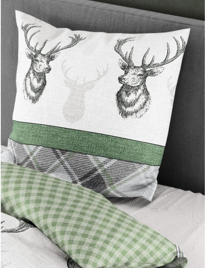 BIERBAUM Beddengoed 4035 Biber 100% katoen onderhoudsvriendelijk (2-delig) - Foto 3