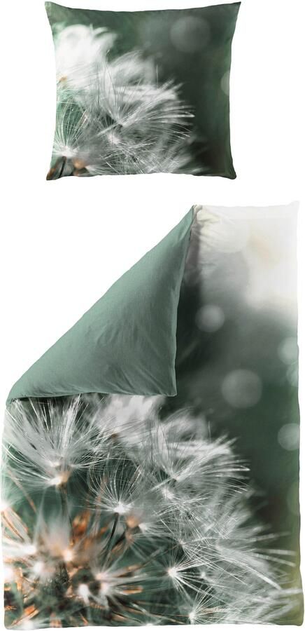 BIERBAUM Beddengoed 5084 Mako-satijn 100% katoen onderhoudsvriendelijk digitale print (2-delig) - Foto 8