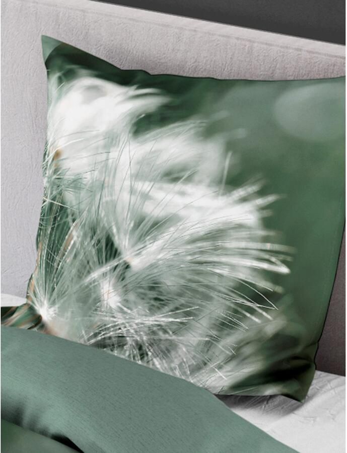 BIERBAUM Beddengoed 5084 Mako-satijn 100% katoen onderhoudsvriendelijk digitale print (2-delig) - Foto 3