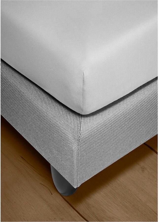 BIERBAUM Hoeslaken Biber knuffelig warm in de winter 100% katoen onderhoudsvriendelijk voor matrassen tot 20 cm hoogte (1 stuk)