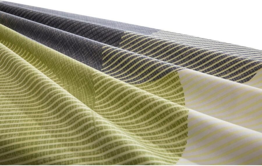 BIERBAUM Overtrekset Carla in mt. 135x200 of 155x220 cm Dekbedovertrek van katoen geometrische dekbedovertrek met ritssluiting (2-delig) - Foto 7