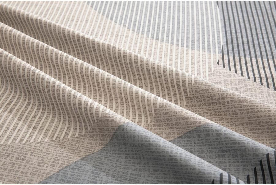 BIERBAUM Overtrekset Carla in mt. 135x200 of 155x220 cm Dekbedovertrek van katoen geometrische dekbedovertrek met ritssluiting (2-delig) - Foto 5