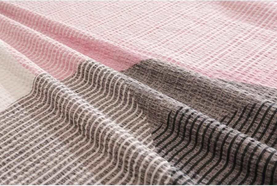 BIERBAUM Overtrekset Carla in mt. 135x200 of 155x220 cm Dekbedovertrek van katoen geometrische dekbedovertrek met ritssluiting (2-delig) - Foto 6