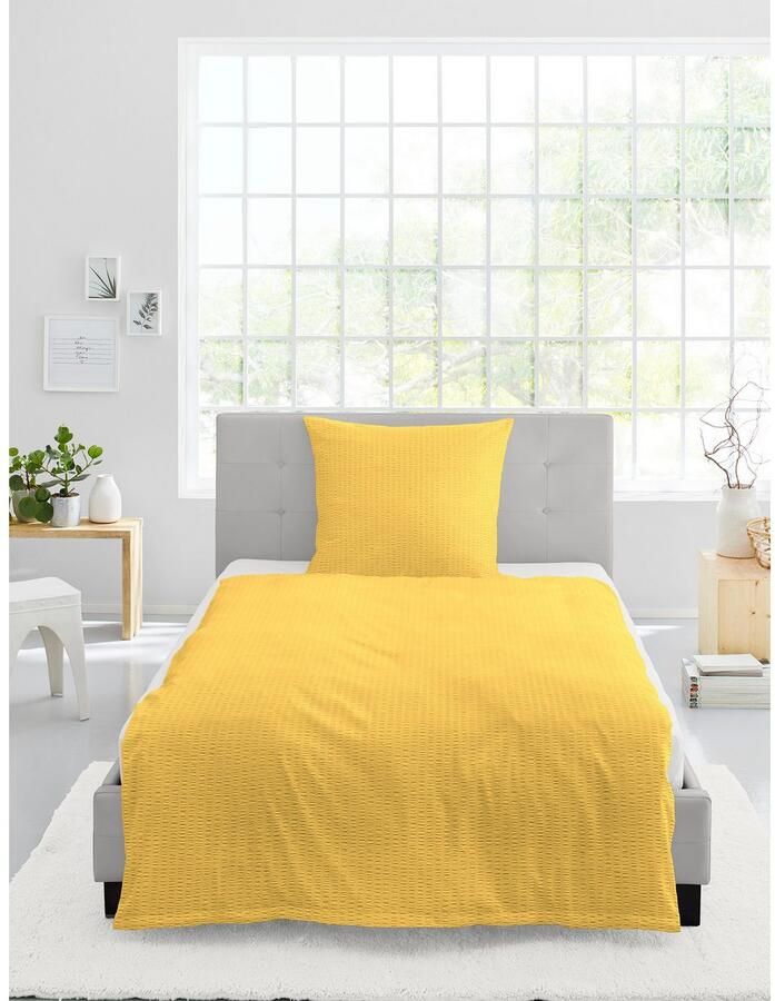 BIERBAUM Overtrekset Chic uni Stijlvol unidesign: Modern en elegant voor elke slaapkamer