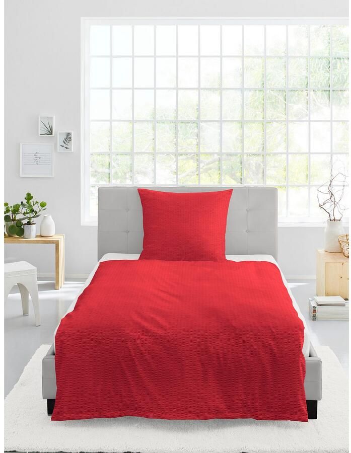 BIERBAUM Overtrekset Chic uni Stijlvol unidesign: Modern en elegant voor elke slaapkamer