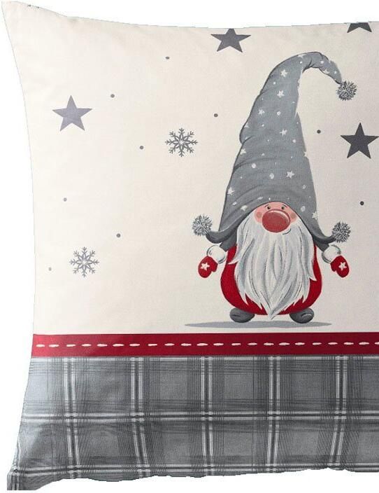 BIERBAUM Overtrekset Kabouter 100% katoen flanel verschillende kerstontwerpen (2-delig) - Foto 2