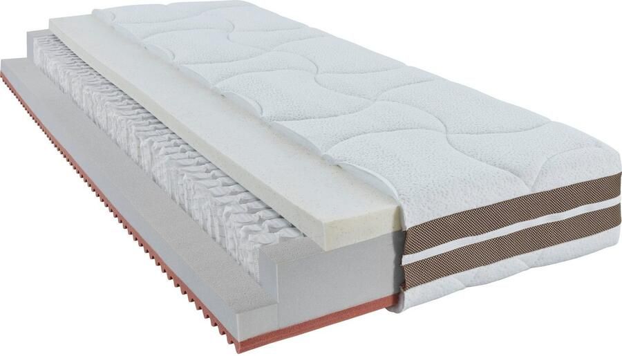 Birkenstock Pocketveringsmatras Bilbao 200 Matras in 90x200 cm en andere afm. puntelastische matras hoogte 23 cm - Foto 4