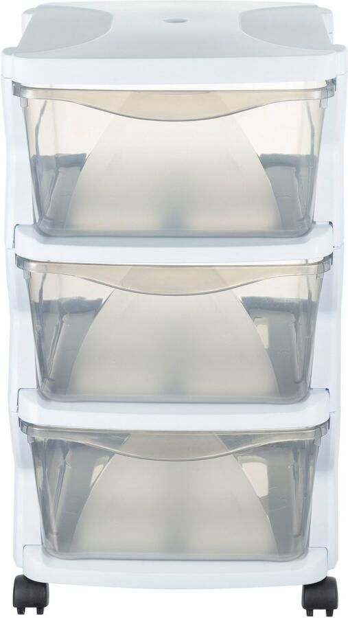 Bischof Bama Trolley Rolli 3 dozen met elk 43 8 l inhoud kunststof (4 stuks) - Foto 6