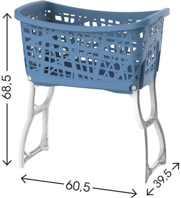 Bischof Bama Wasmand met staande delen handgrepen ergonomische vorm - Foto 3