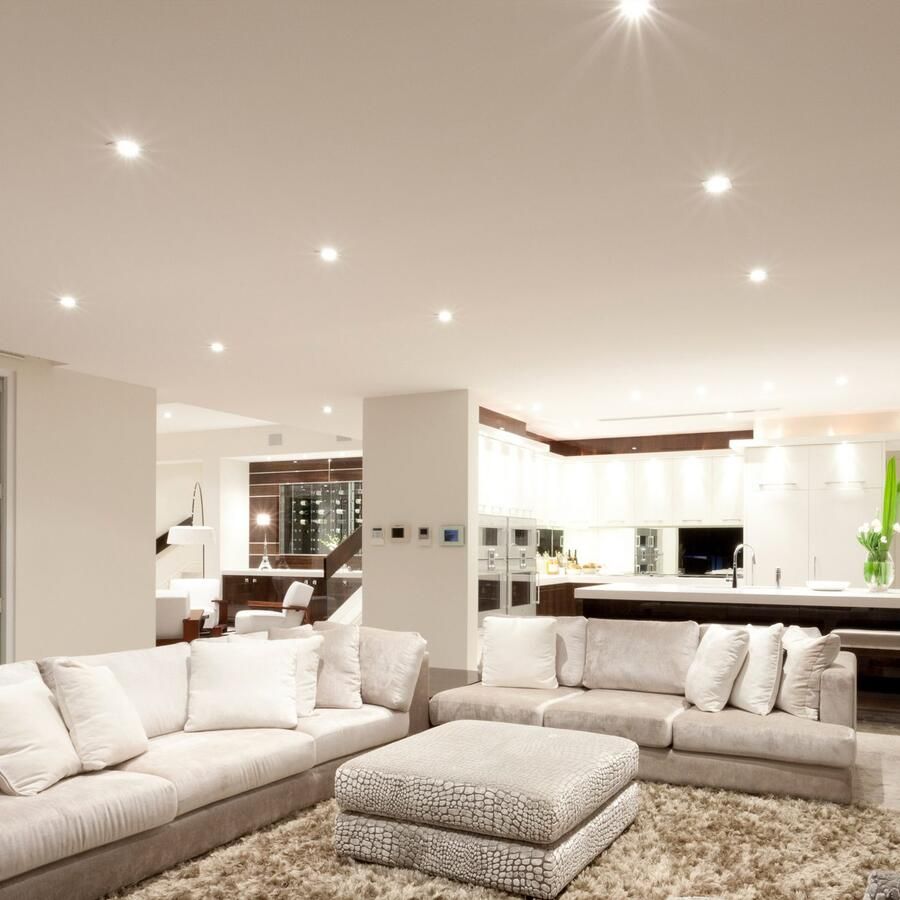 B.K.Licht Inbouwlamp BK_EL1618 6-delig set LED inbouwspots ultra-dun IP20 plafondspots (6-delig)