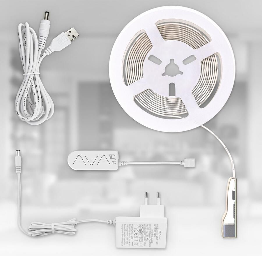 B.K.Licht Led-strip Wifi RGBIC LED strip 10 m met app-besturing Lichtstrip met muzieksensor slim LED band zelfklevend (1 stuk) - Foto 8