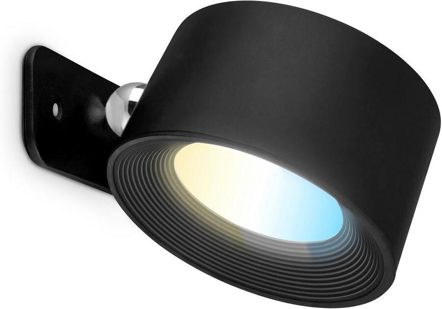 B.K.Licht Led-wandlamp BKL1597 Magnetische accu wandlamp 3-niveau dimmer met USB-C CCT-functie 150Lm 2W 14h brandduur 4 5 x 8 x 9 5 cm Zwart (1 stuk) - Foto 10