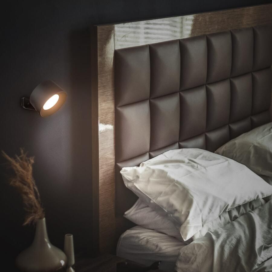 B.K.Licht Led-wandlamp BKL1597 Magnetische accu wandlamp 3-niveau dimmer met USB-C CCT-functie 150Lm 2W 14h brandduur 4 5 x 8 x 9 5 cm Zwart (1 stuk) - Foto 8