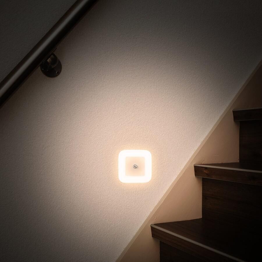 B.K.Licht Lednachtlampje Start Nachtlicht ganglicht bewegingssensor schemersensor 2-delige set (2 stuks) - Foto 2