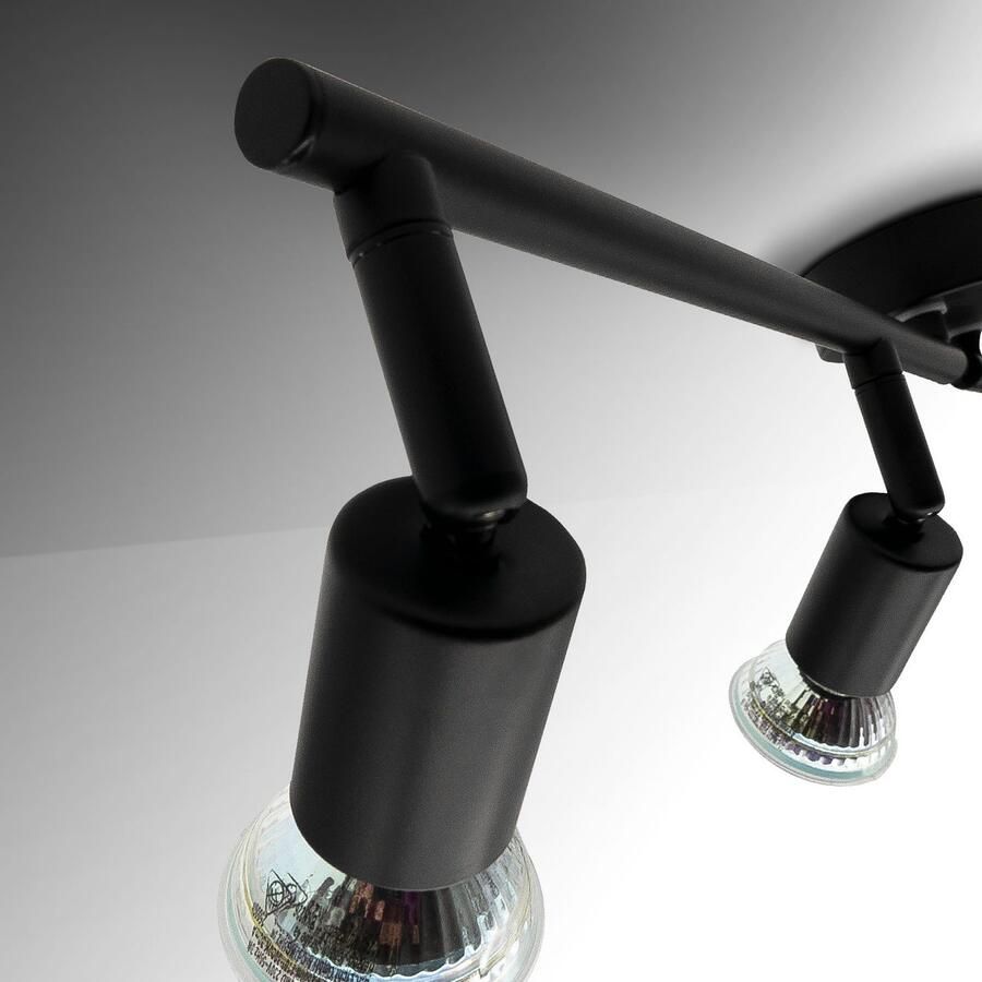 B.K.Licht Ledplafondspots BKL1546 plafondlamp draaibaar plafondspot GU10 fitting - Foto 4