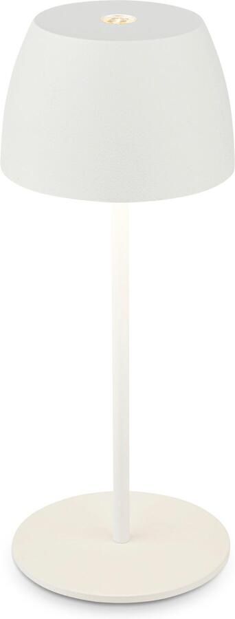 B.K.Licht Tafellamp voor buiten BK_TL1605 Mini Accu LED tafellamp touchdimmer met USB-C 2.700 k 150 lm 2 5w ip44 verwisselbare accu 4h-24h brandduur wit (1 stuk) - Foto 9