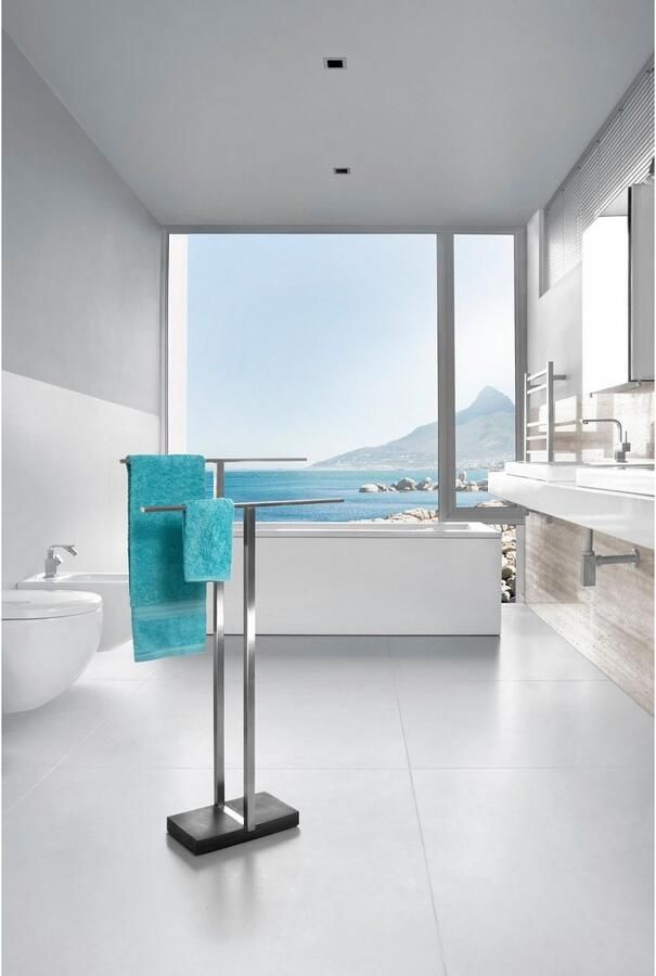 Blomus Menoto Handdoekrek 50cm | Grijs | Staal | Polystone - Foto 2