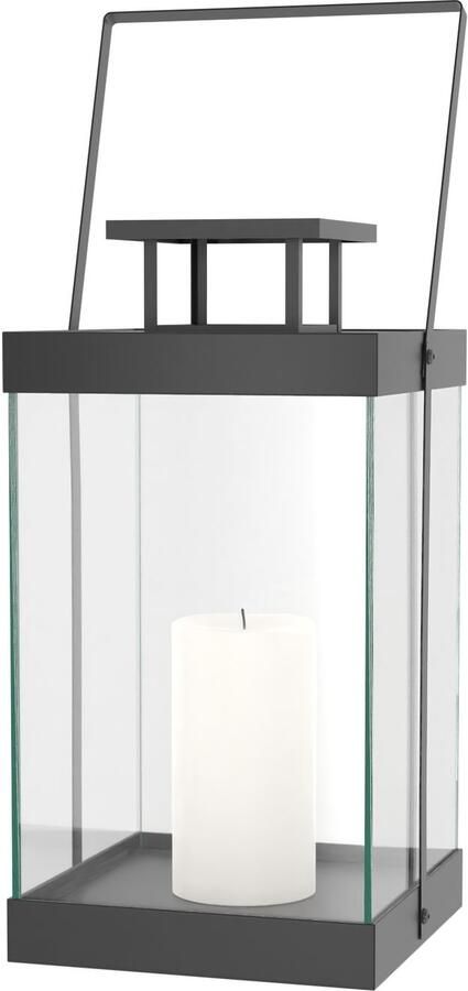 BLOMUS Lantaarn met kaars Lantaarn -finca- klein black