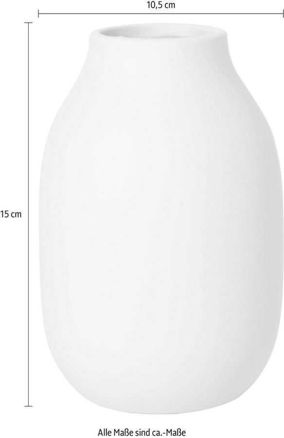 Blomus Colora Vaas 16 cm Wit - Foto 3