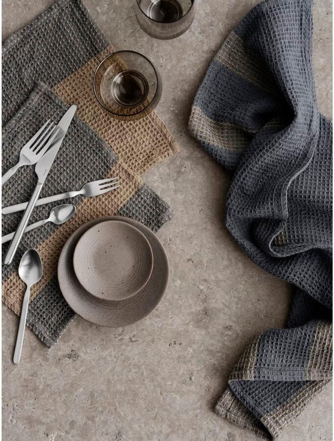 BLOMUS Theedoek GANO van 100% katoen GOTS biologisch gecertificeerd door BCS 35020 (set 2-delig) - Foto 2