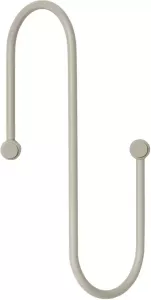 Blomus Wandkapstok Curl 14 cm Ashes Of Roses