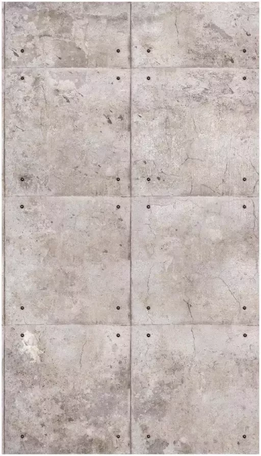 Bodenmeister Fotobehang Zichtbaar beton lichtgrijs