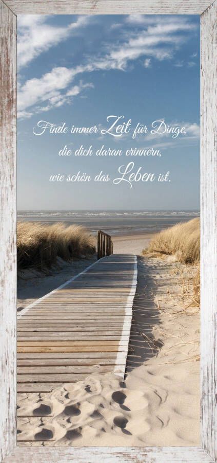 Bönninghoff Artprint met lijst Strand- quote (1 stuk) - Foto 2