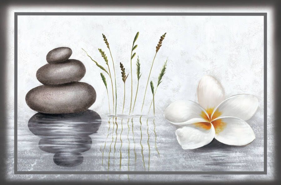 Bönninghoff Artprint op linnen Bloemen en stenen (1 stuk) - Foto 2
