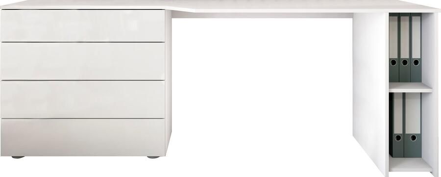 Borchardt Möbel Bureau Vaasa Breedte 196 cm push-to-openfunctie - Foto 1