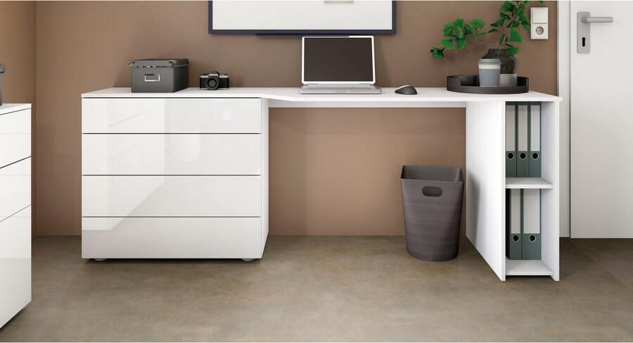 Borchardt Möbel Bureau Vaasa Breedte 196 cm push-to-openfunctie - Foto 2