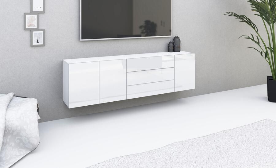 Borchardt Möbel Dressoir Sophia Breedte 190 cm hangend en staand te monteren