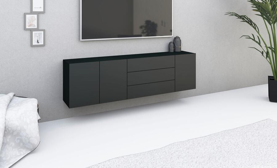 Borchardt Möbel Dressoir Sophia Breedte 190 cm hangend en staand te monteren