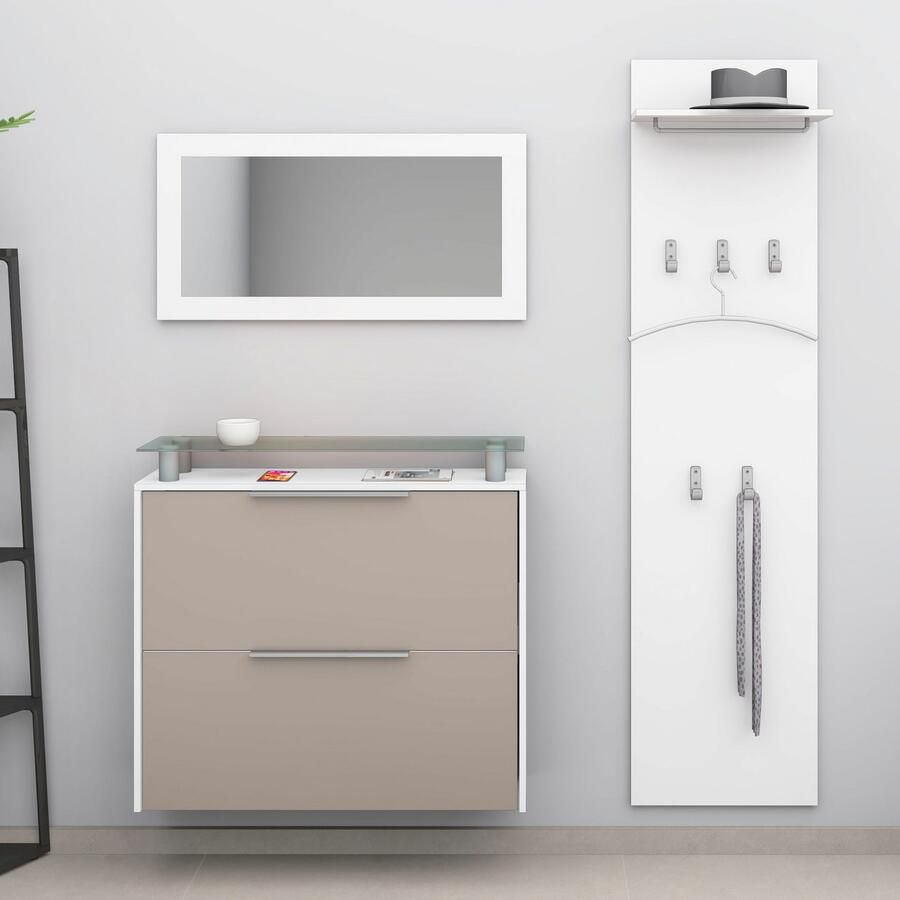 Borchardt Möbel Halmeubelset Rena 2(3-delig) (set 3 stuks) - Foto 1
