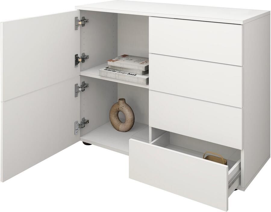 Borchardt Möbel Kast Drukknop (Push-To-Open) in hoogte verstelbare planken - Foto 2